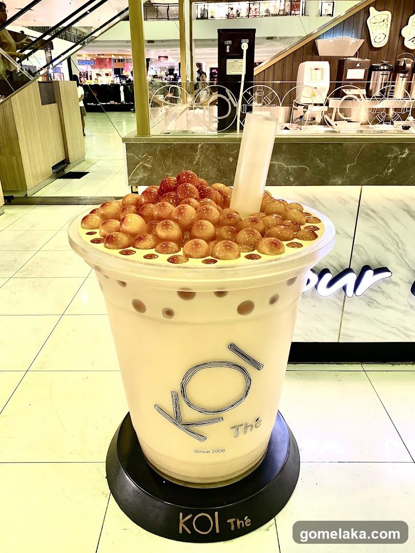 Boba Tea Display Statue