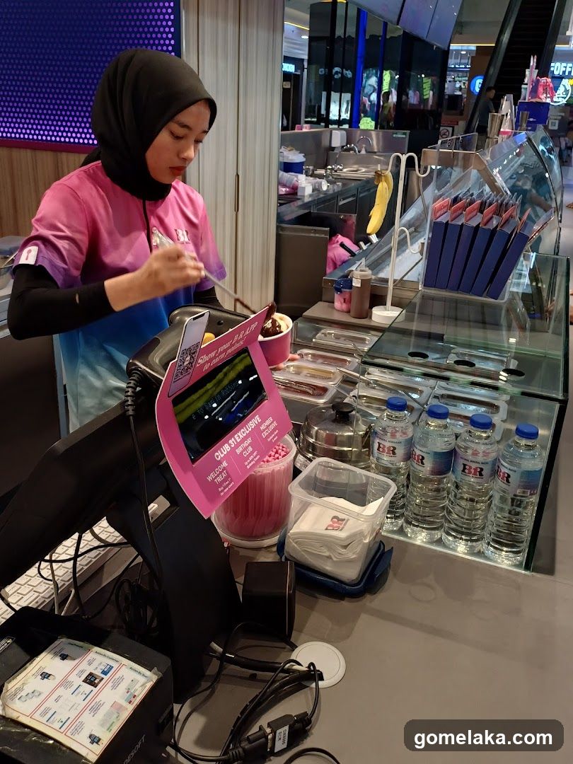 Staff at counter