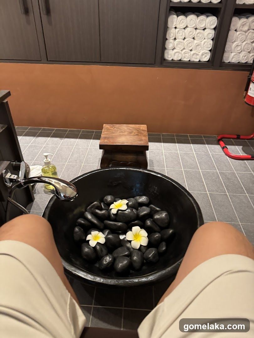 Spa Foot Bath Area