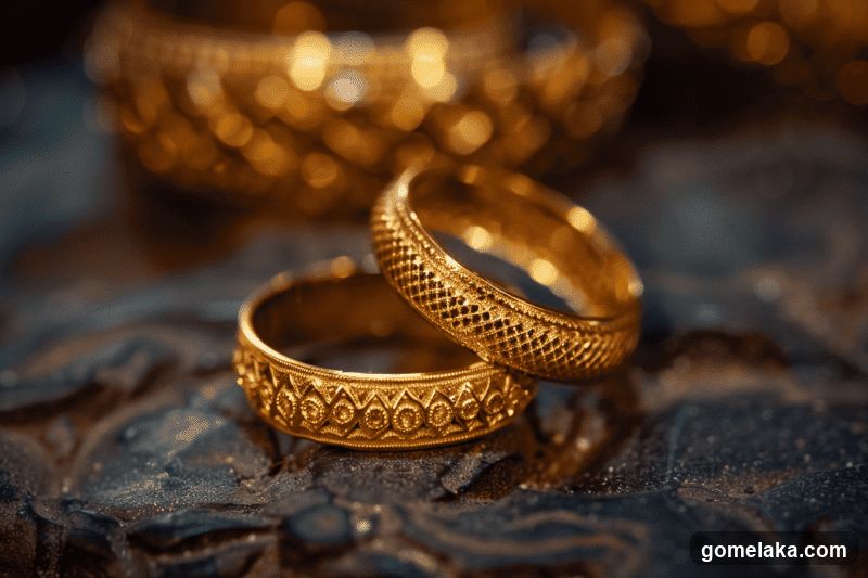 Gold Jewelry Display