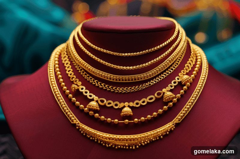 Gold Jewelry Display