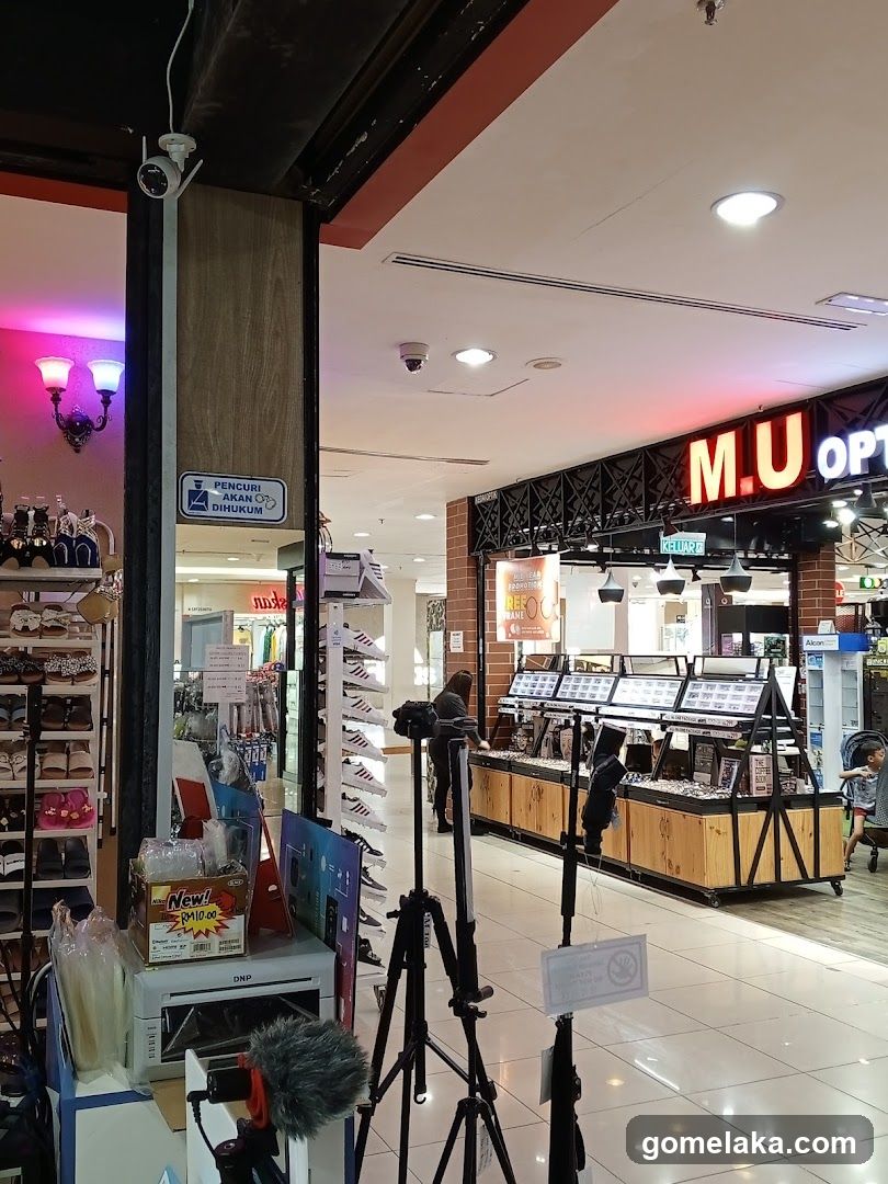 Interior of shopping mall