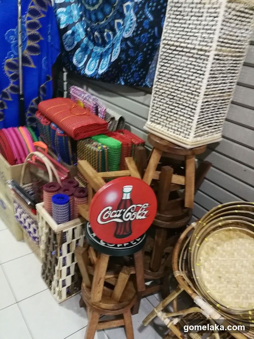 Market stall interior
