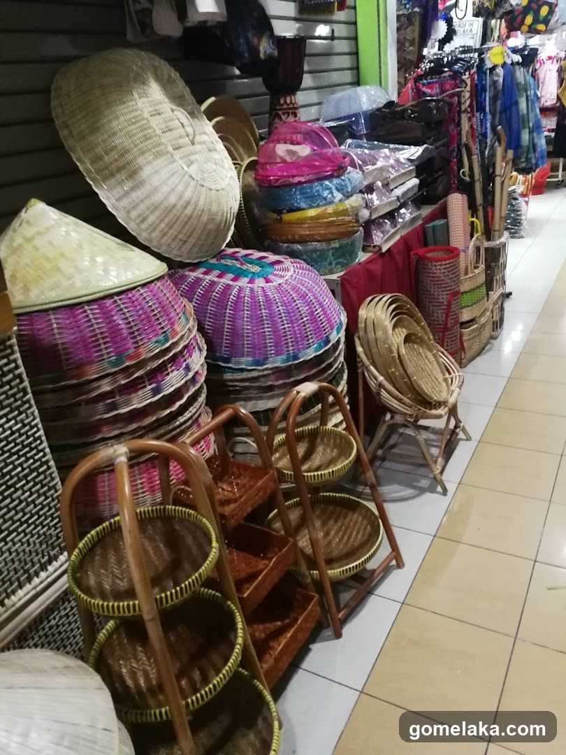 Interior of a handicraft shop