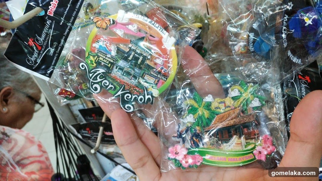 Souvenir Items in Hand