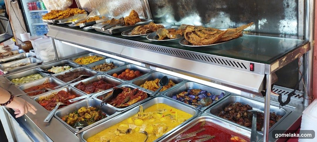 Food stall interior