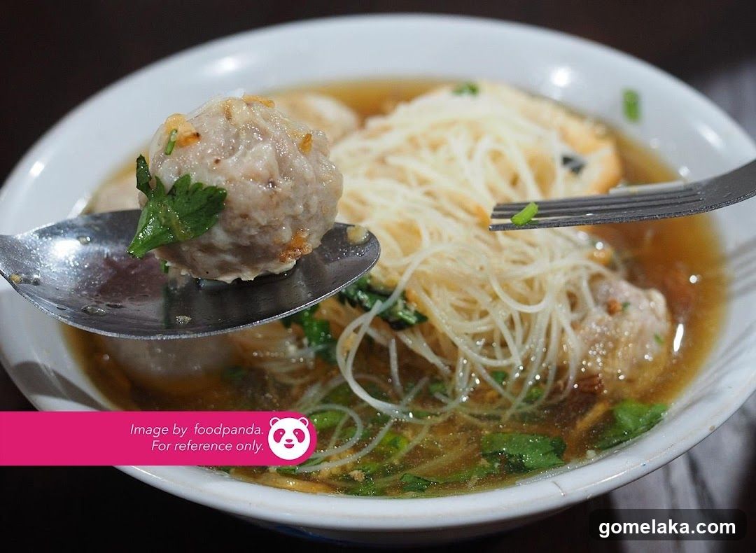 Noodle and Meatball Soup