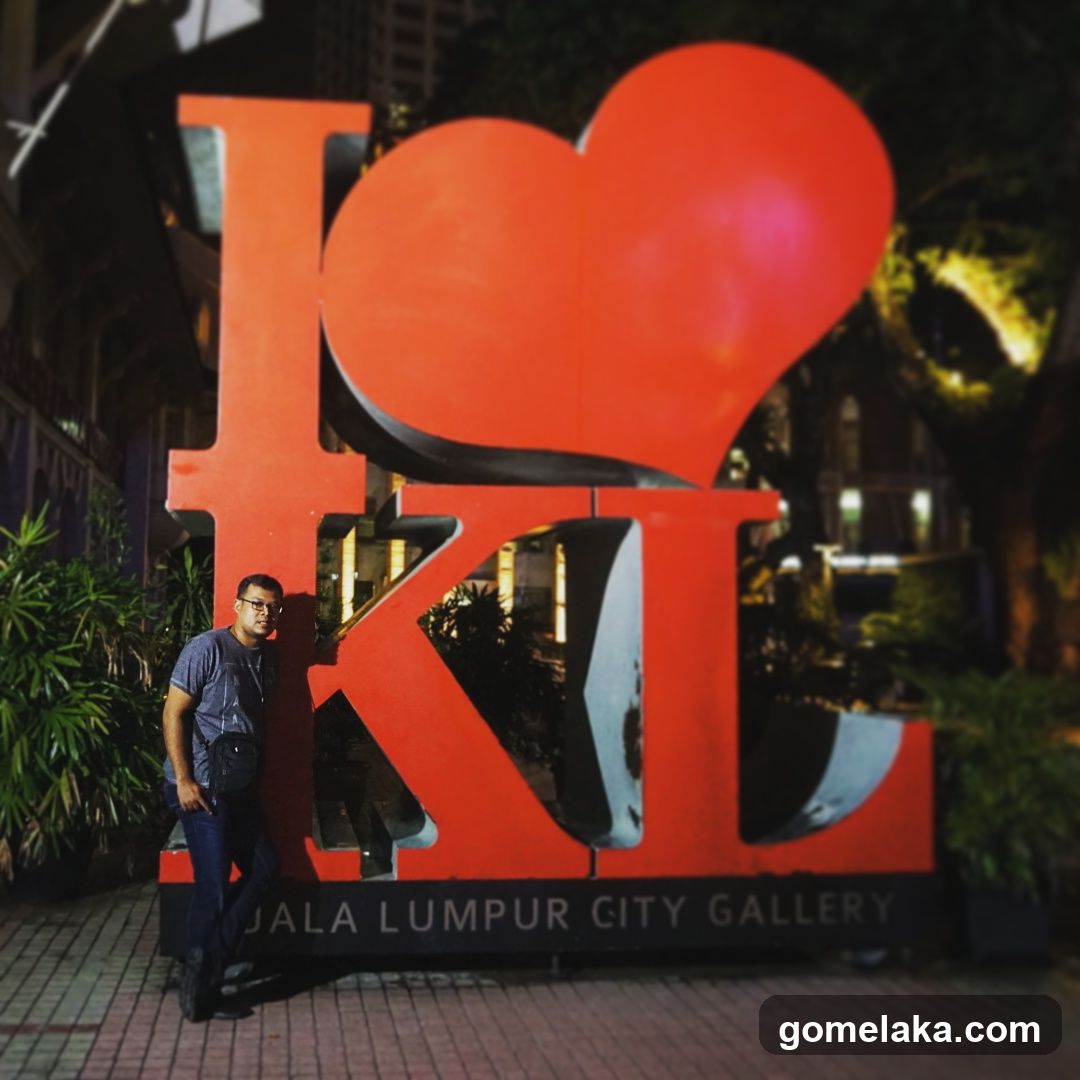 I ♥ KL Signage at Night