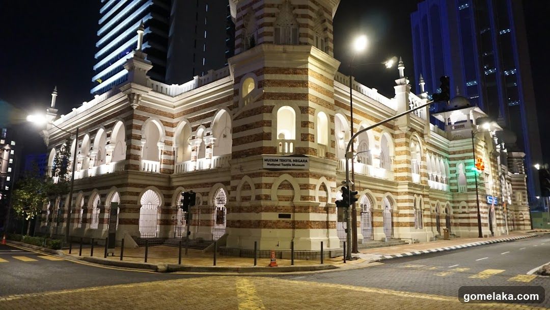 Nighttime View of National Theatre Museum