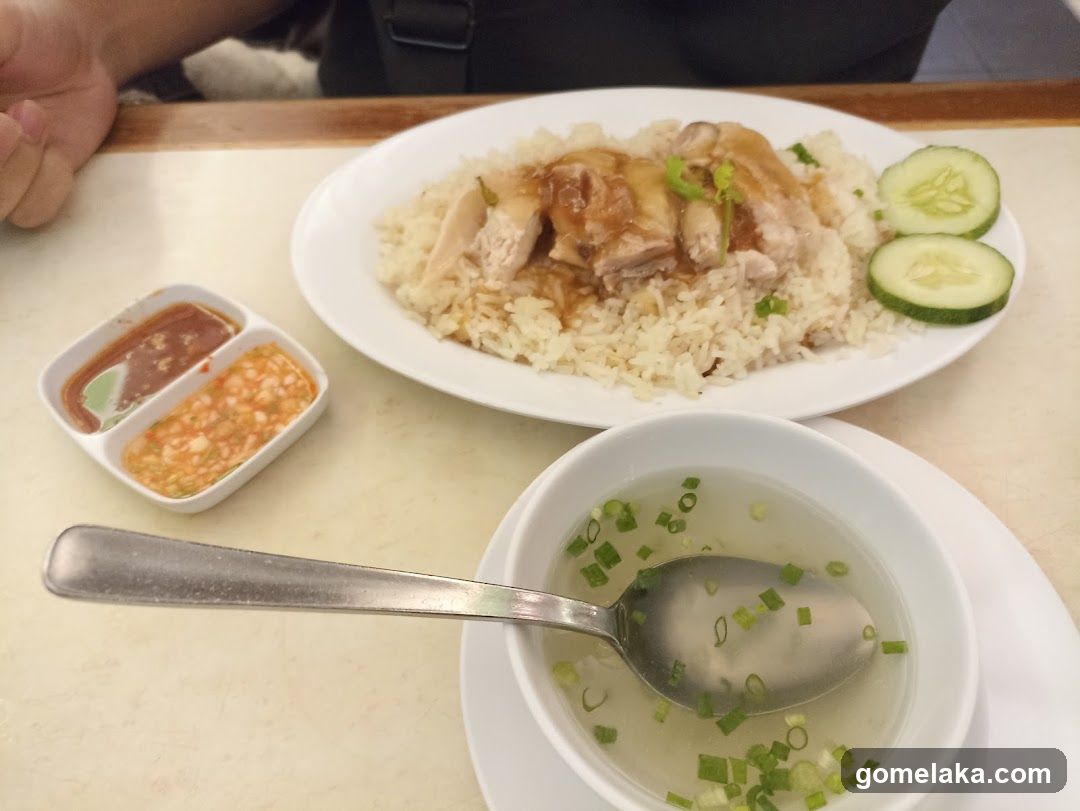 Dinner Plate with Rice and Soup