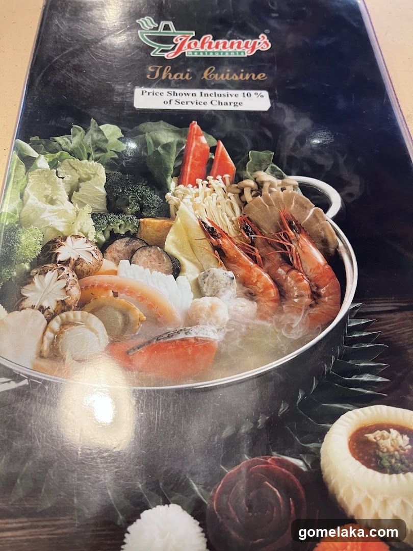 Johnny's Thai Cuisine Menu