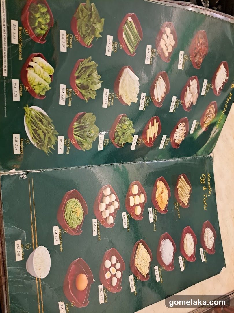 Noodle & Tofu Menu