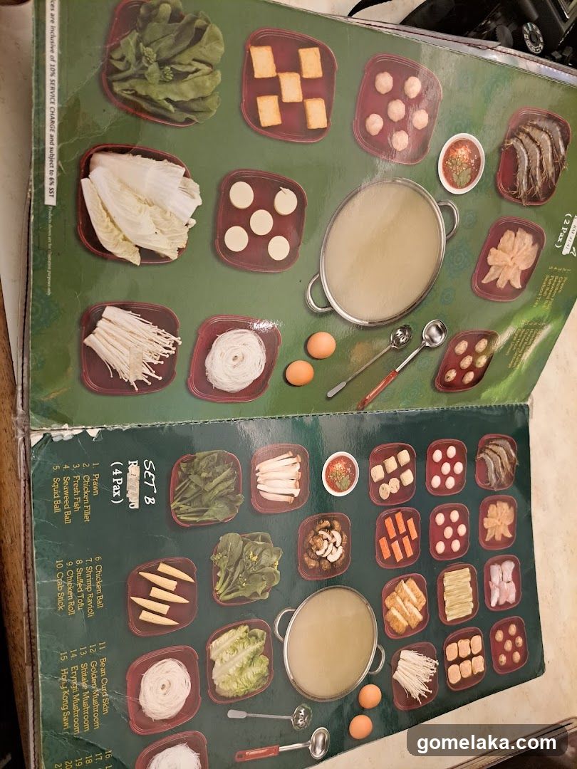 Restaurant Menu Display