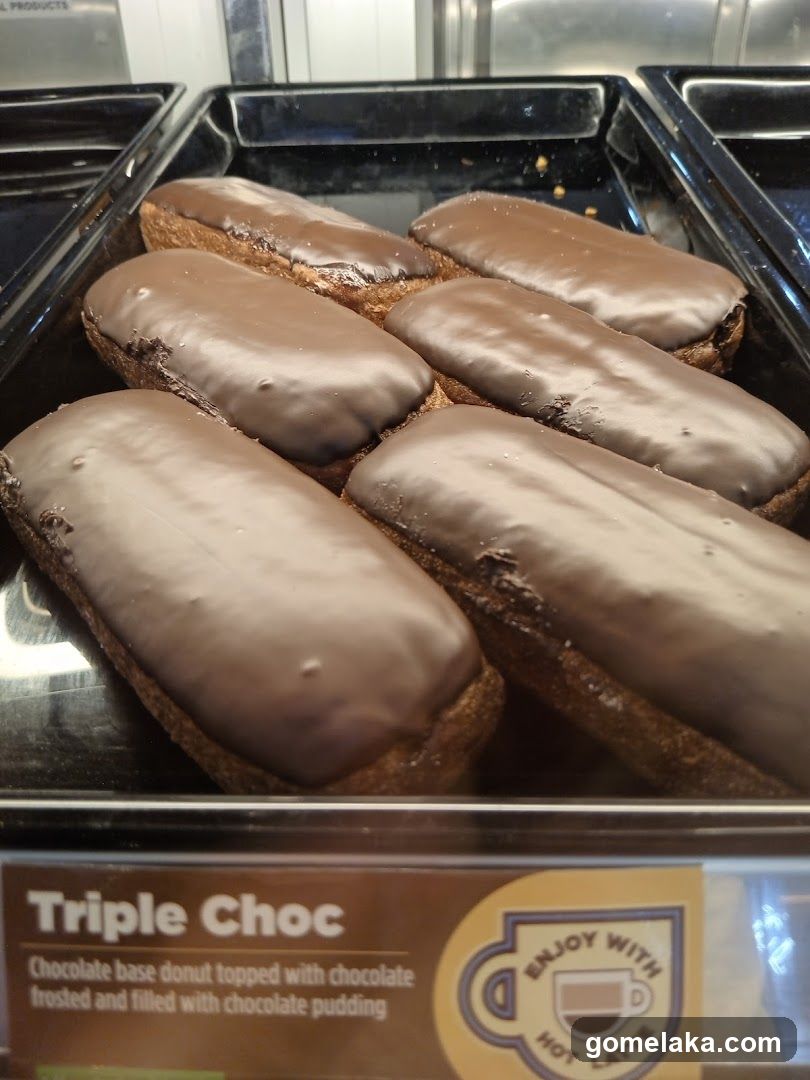 Chocolate Donuts Display