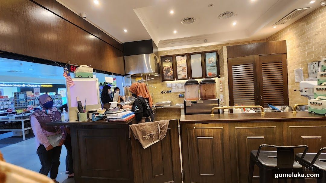 Interior of a café or food stall