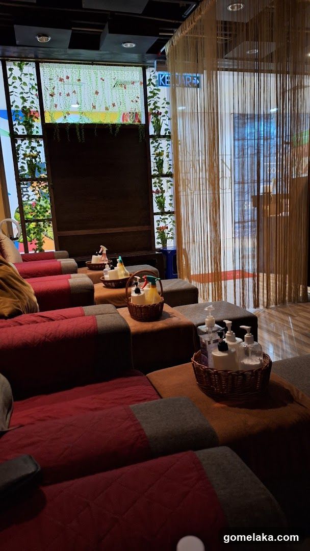 Interior of a lounge or spa area