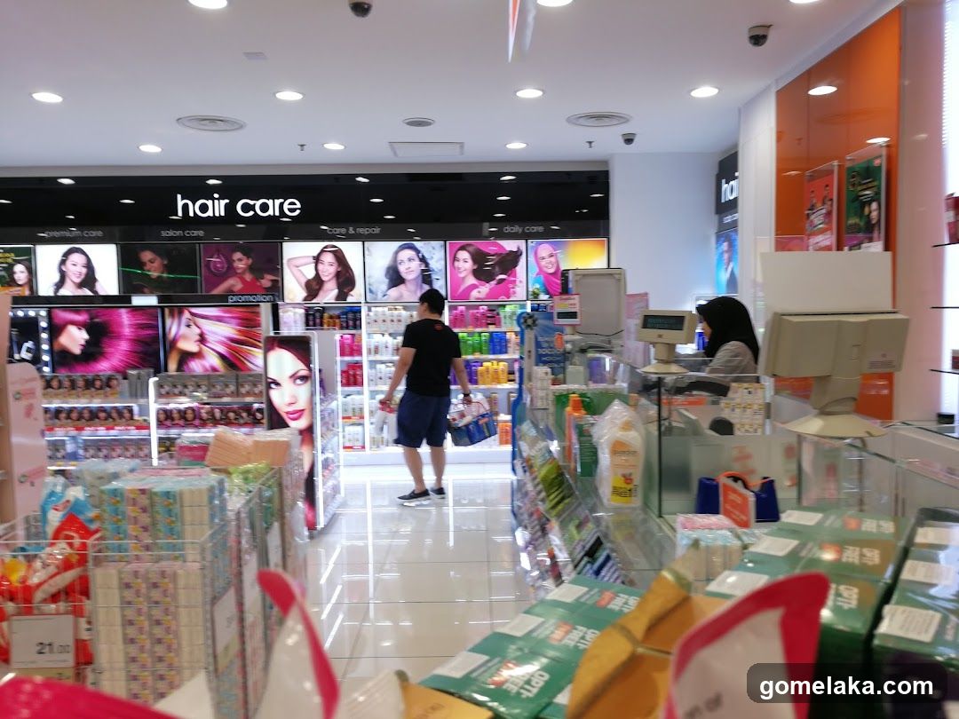 Interior of a retail store