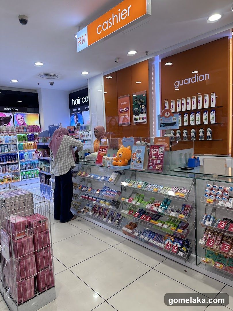 Interior of a retail store