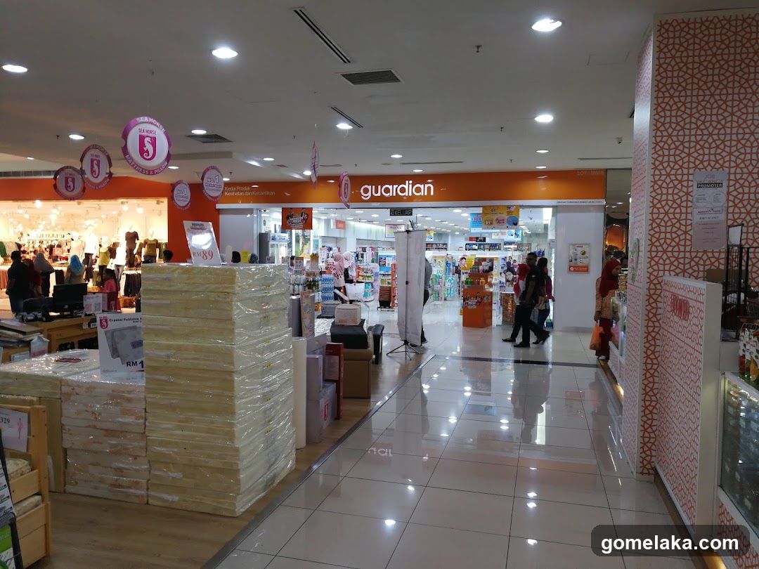 Interior of shopping mall