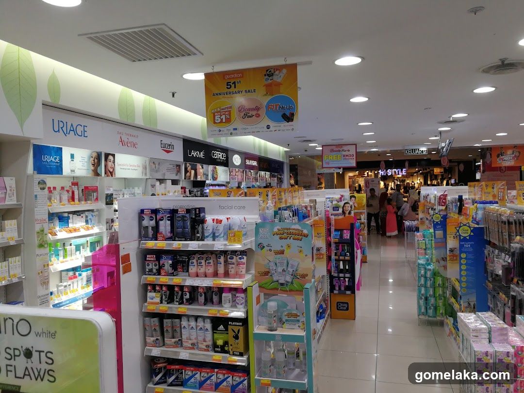 Interior of a retail store