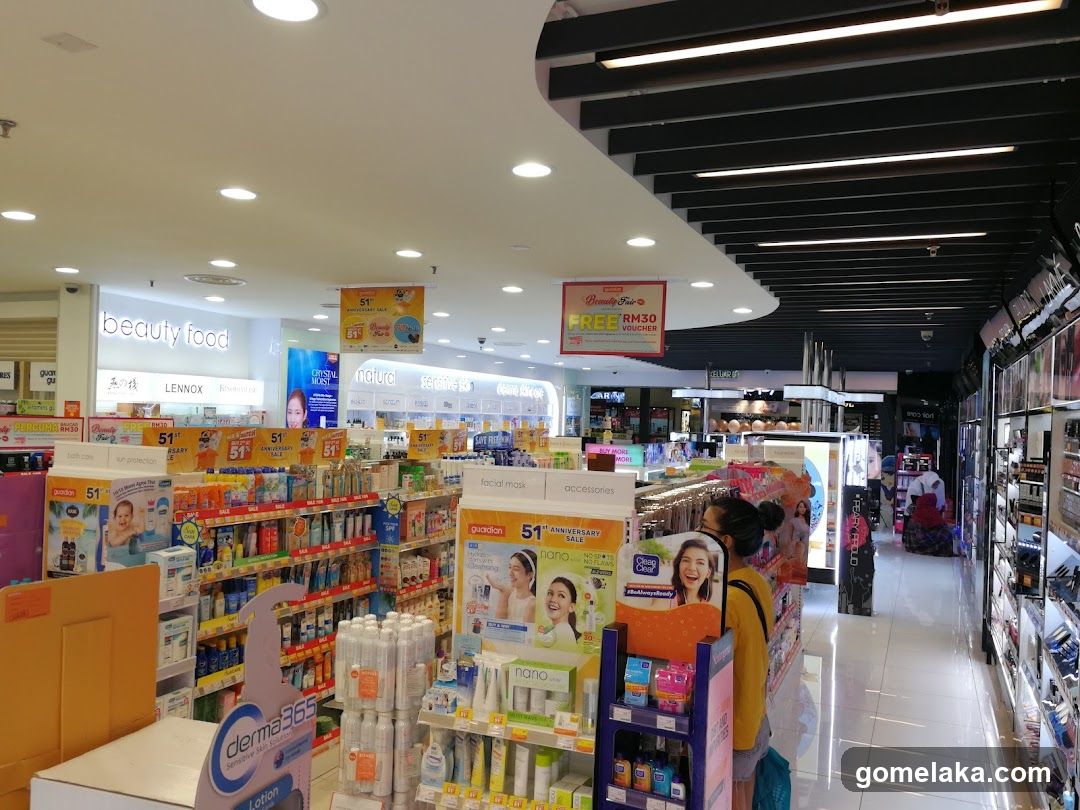 Interior of a retail store
