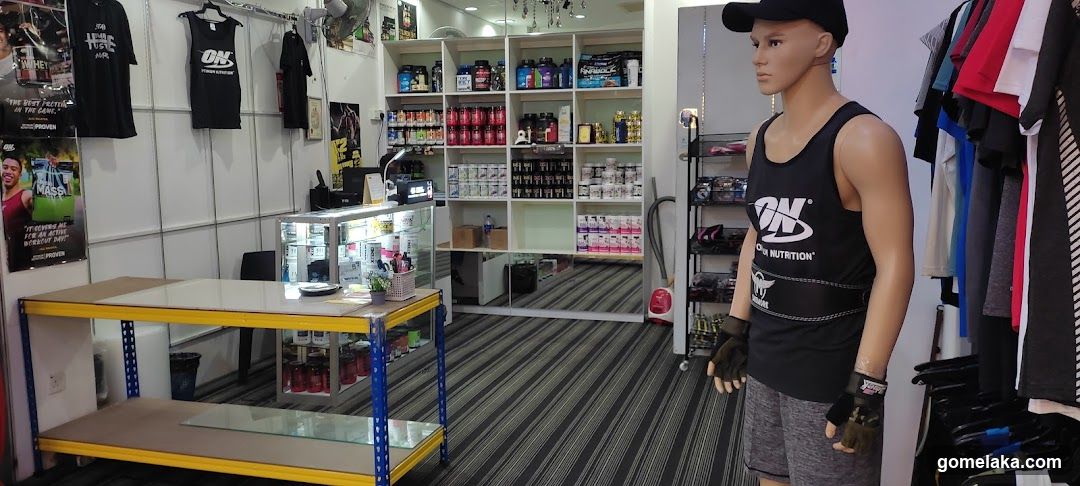 Fitness Supplement Store Interior