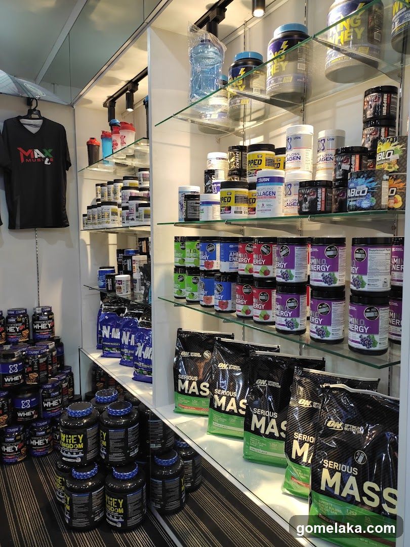 Fitness Supplement Store Interior
