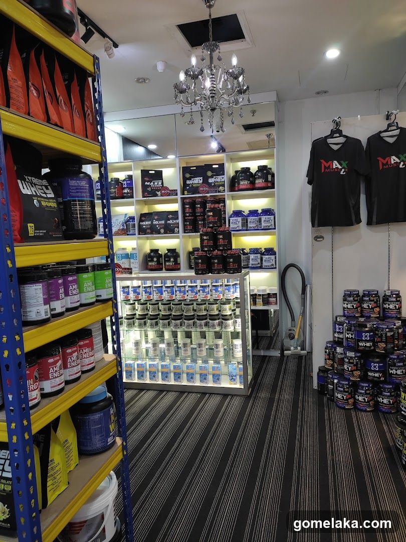 Fitness Supplement Store Interior