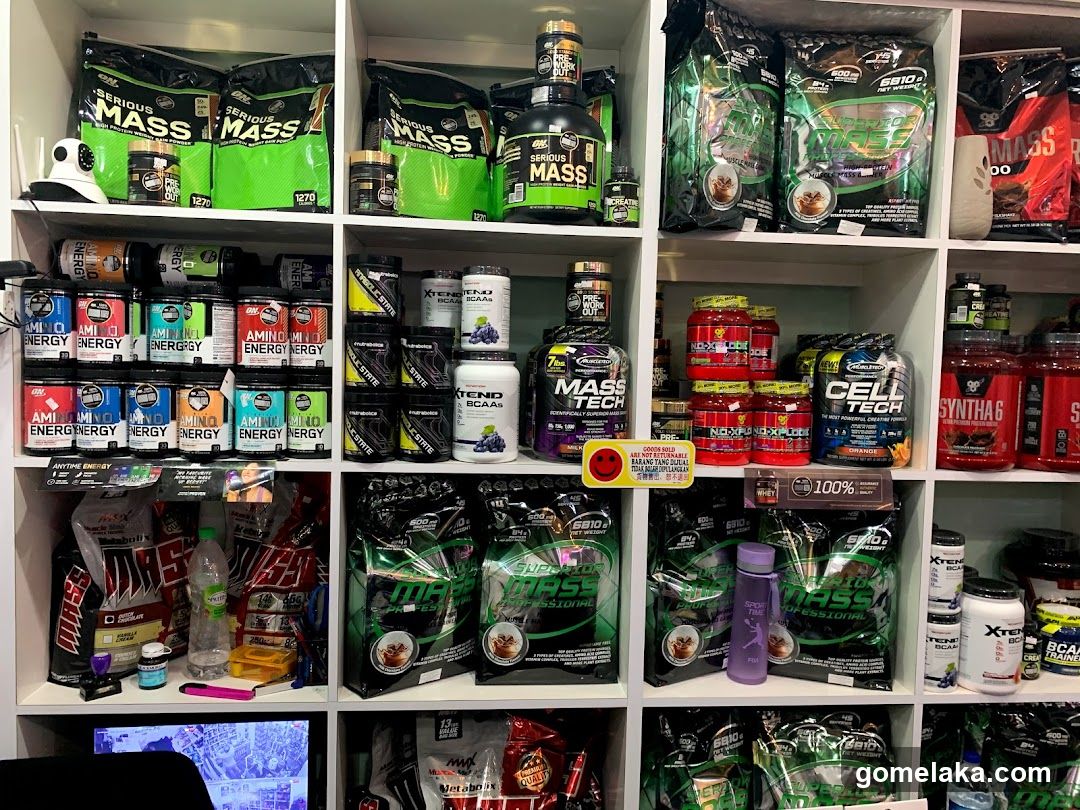 Fitness Supplement Store Interior