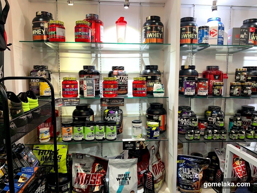 Fitness Supplement Store Interior