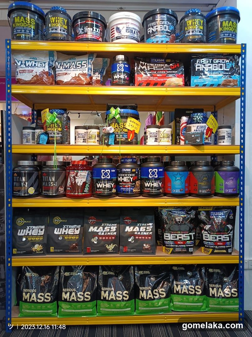 Fitness Supplement Store Interior