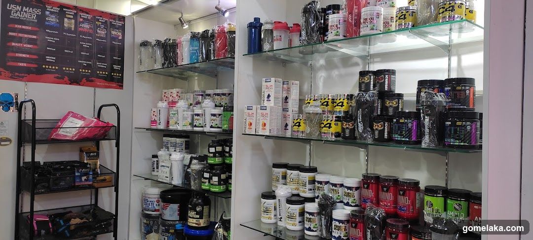 Fitness Supplement Store Interior