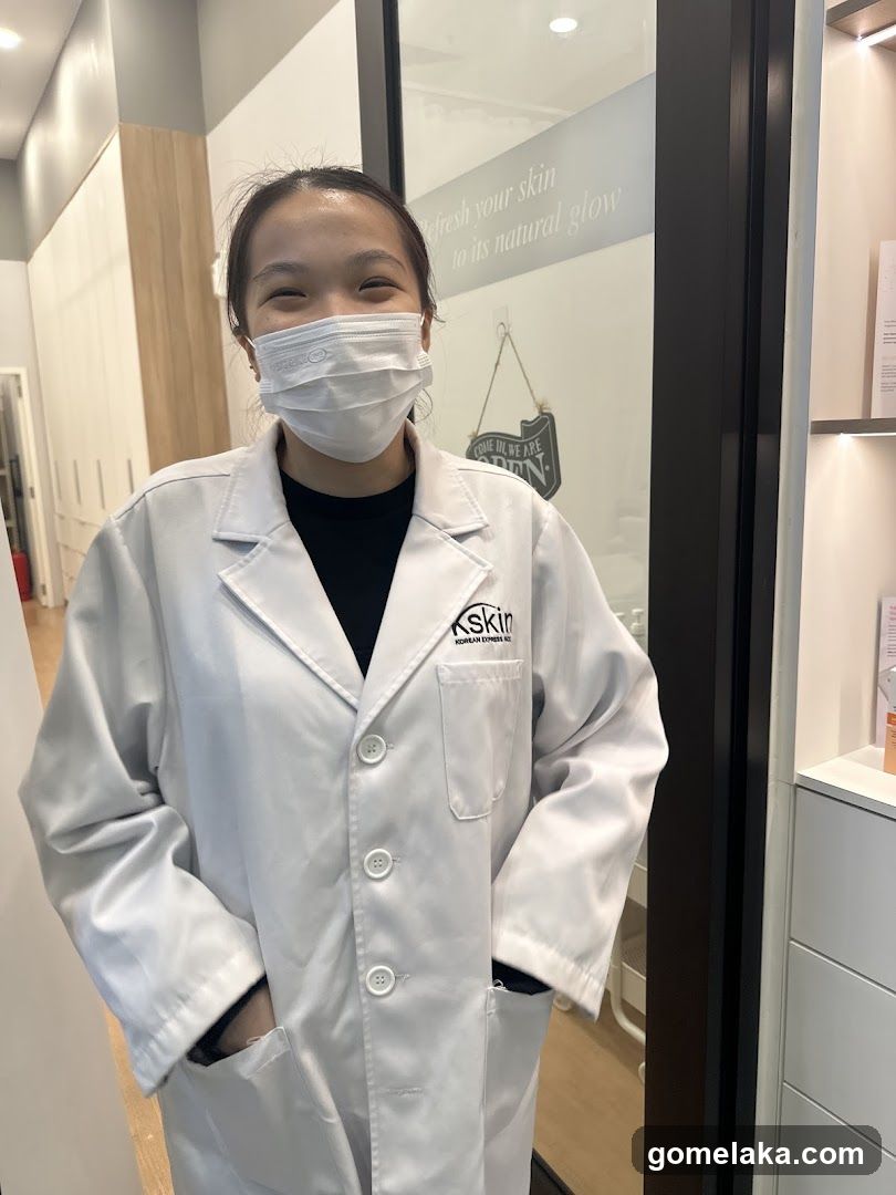 Staff Member in Clinic Interior