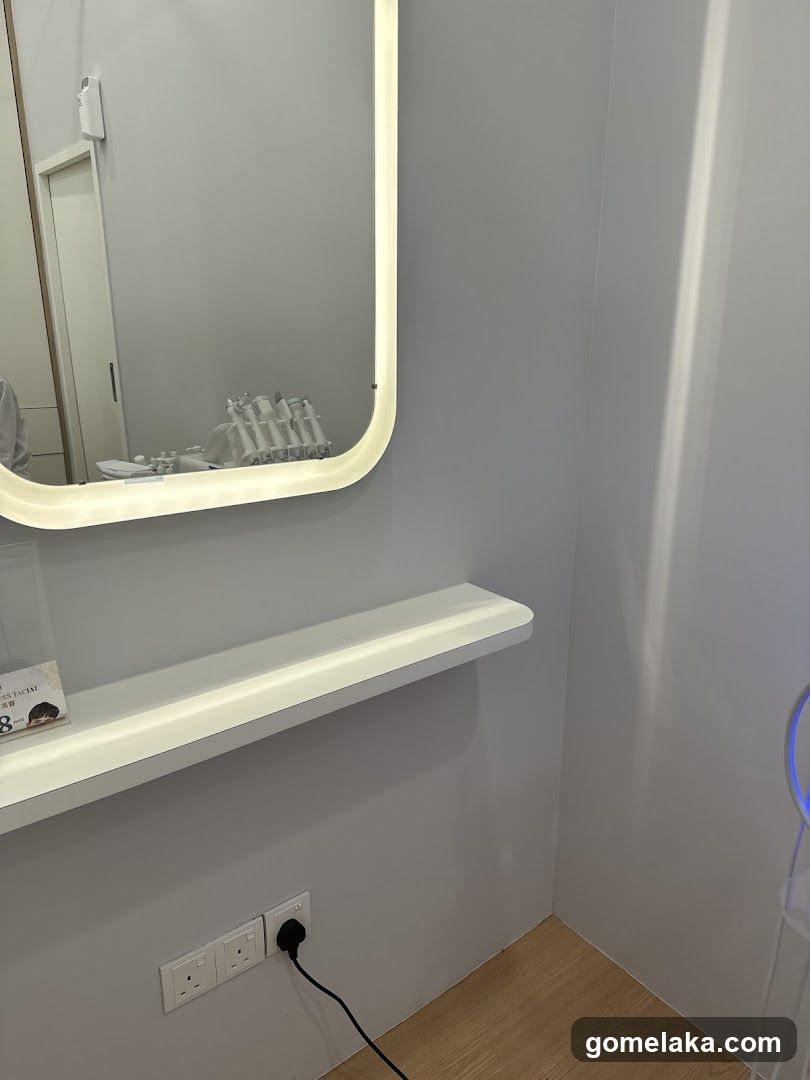 Interior vanity area