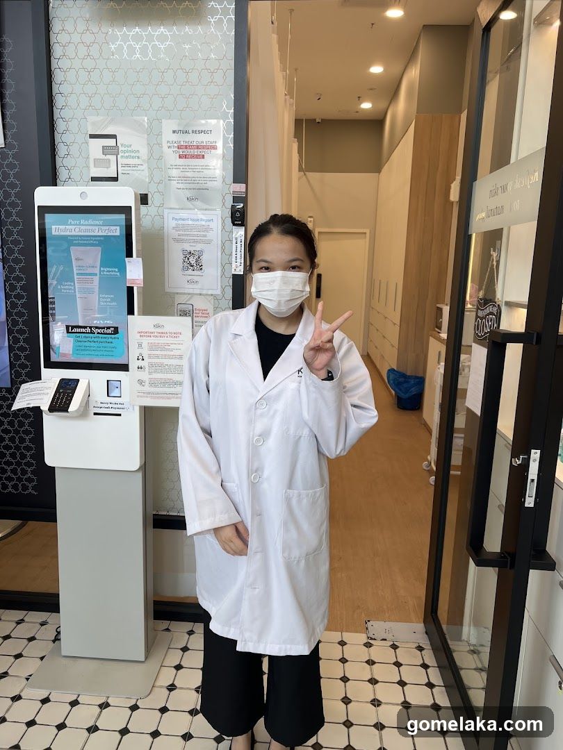 Staff Member in Clinic Entrance