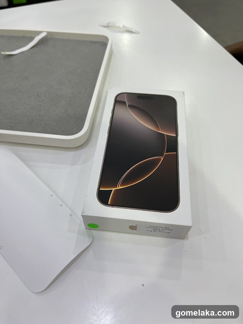 iPhone Box on Table