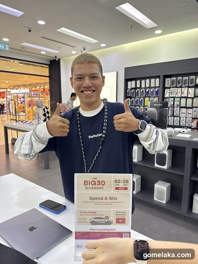 Store Interior with Promotional Sign