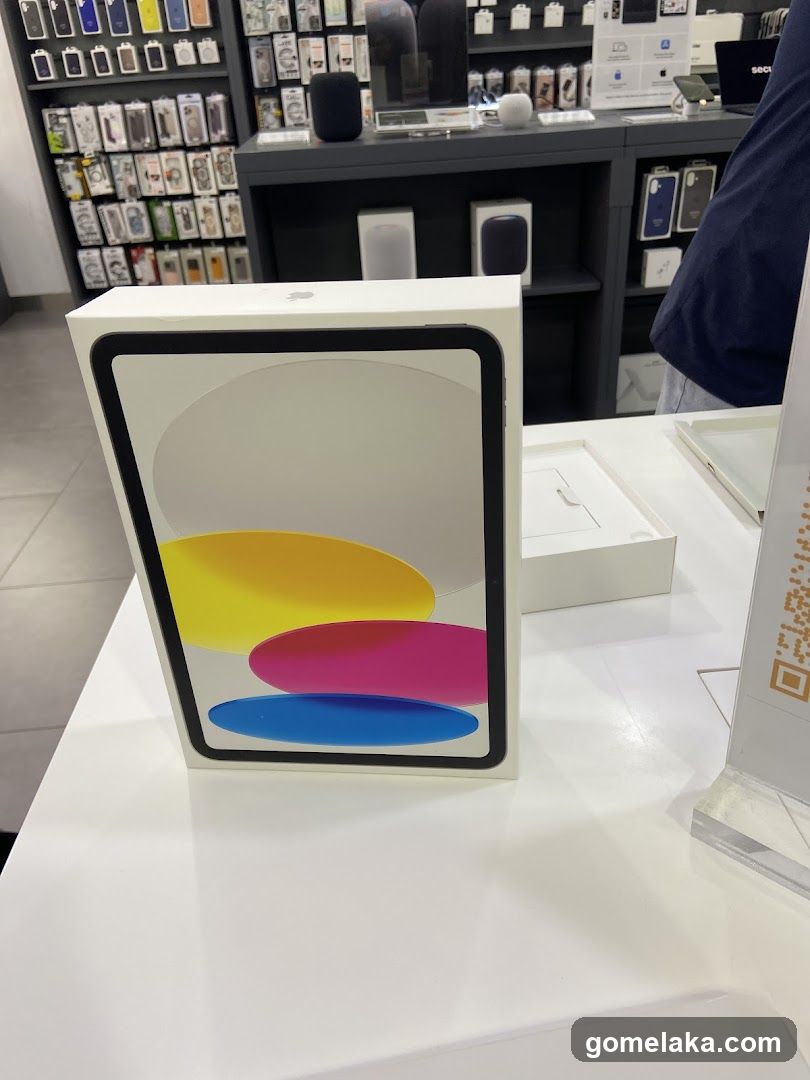 Apple Product Display in Store