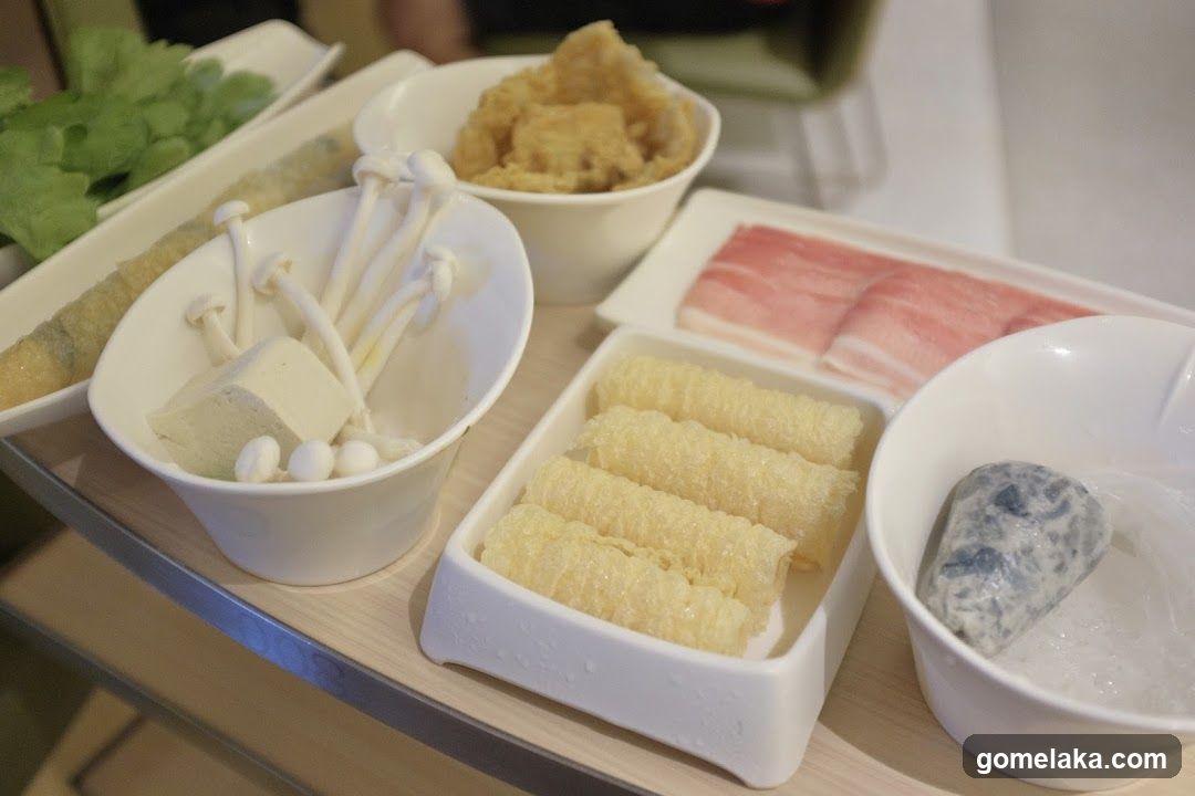 Hot Pot Ingredients Display