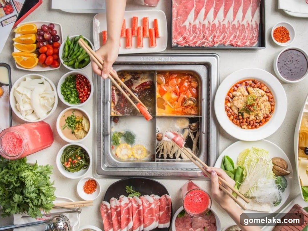 Hot Pot Dining Scene