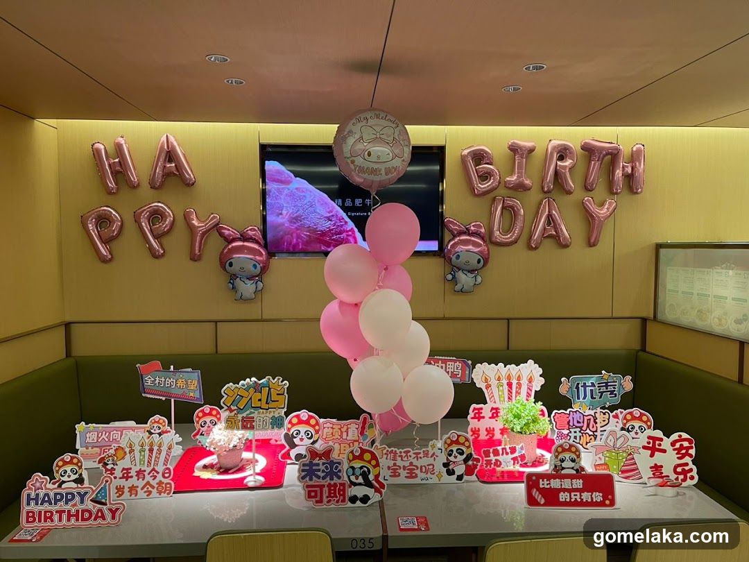 Birthday Party Setup