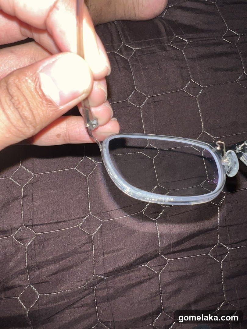Hand Holding Glasses