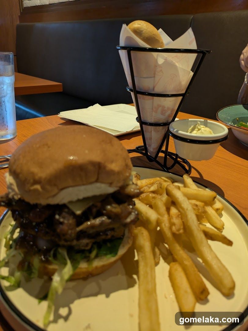 Burger and Fries
