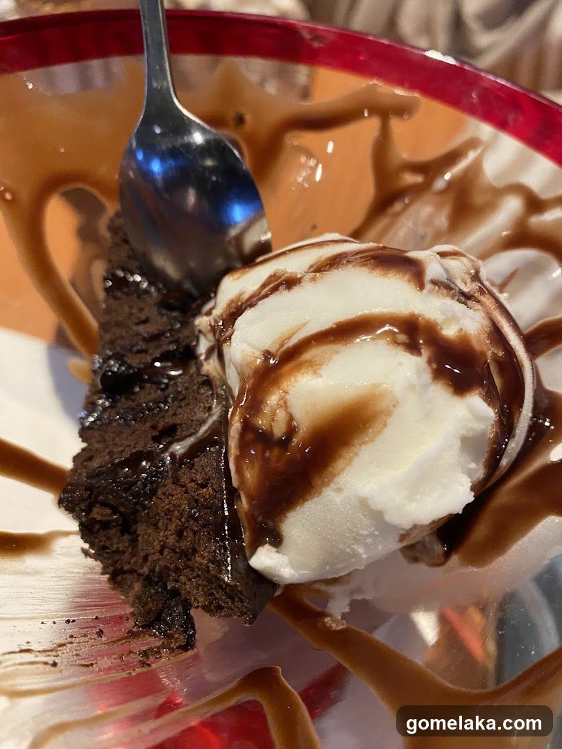 Chocolate Lava Cake with Ice Cream