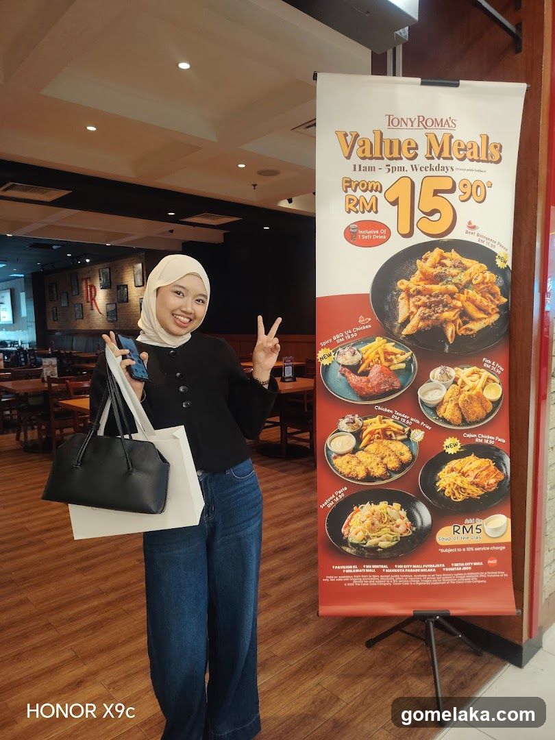Tony Roma's Value Meals Banner