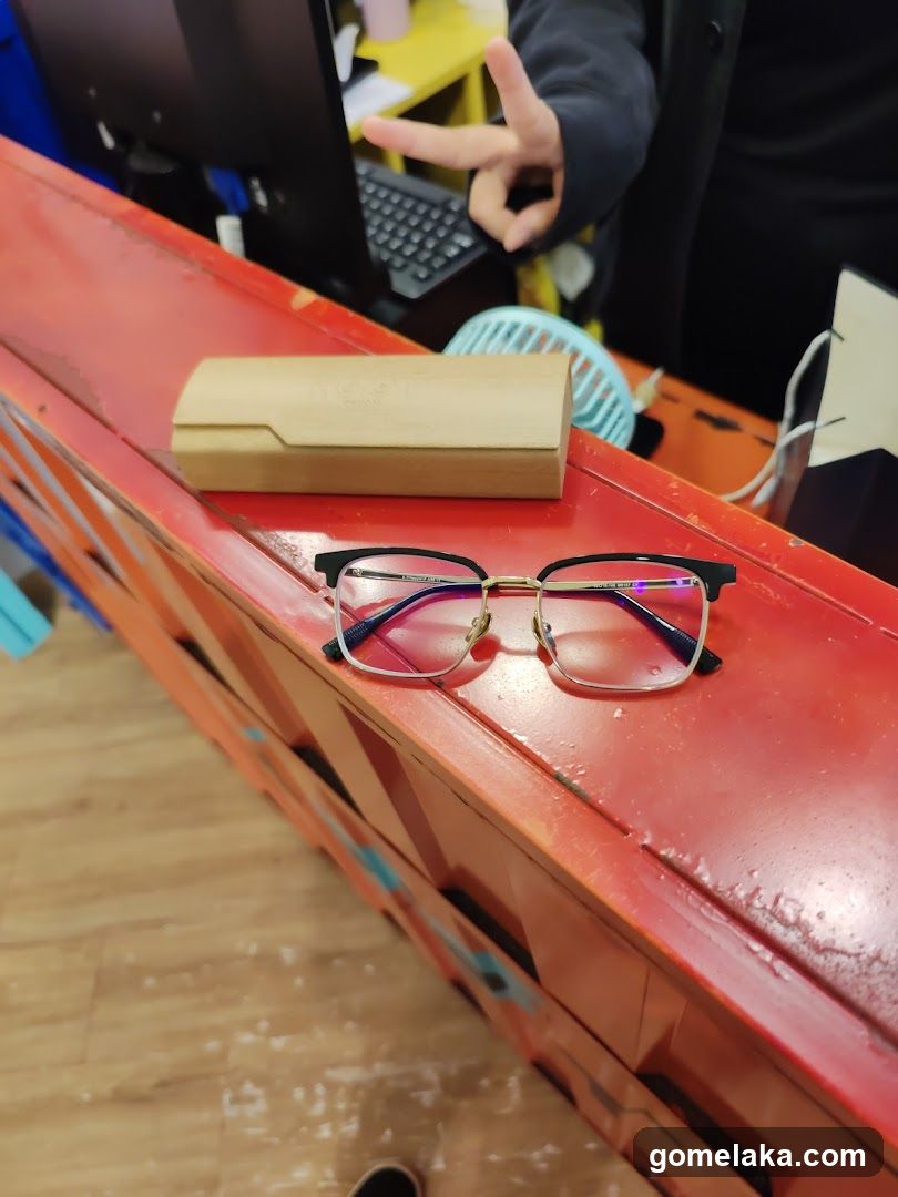 Eyewear Display at Counter