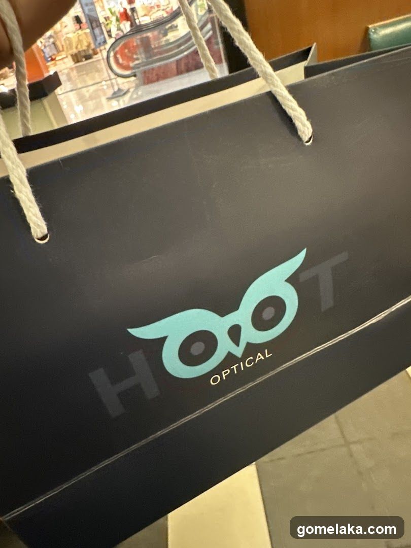 Hoot Optical Shopping Bag