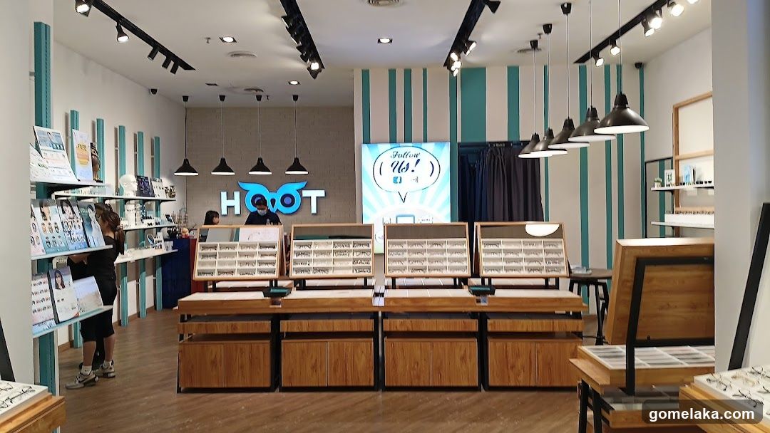 Interior of eyewear store