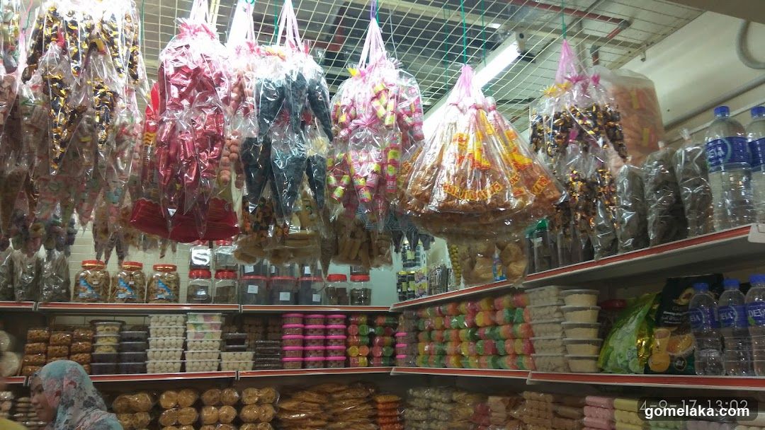 Interior of a snack and candy shop