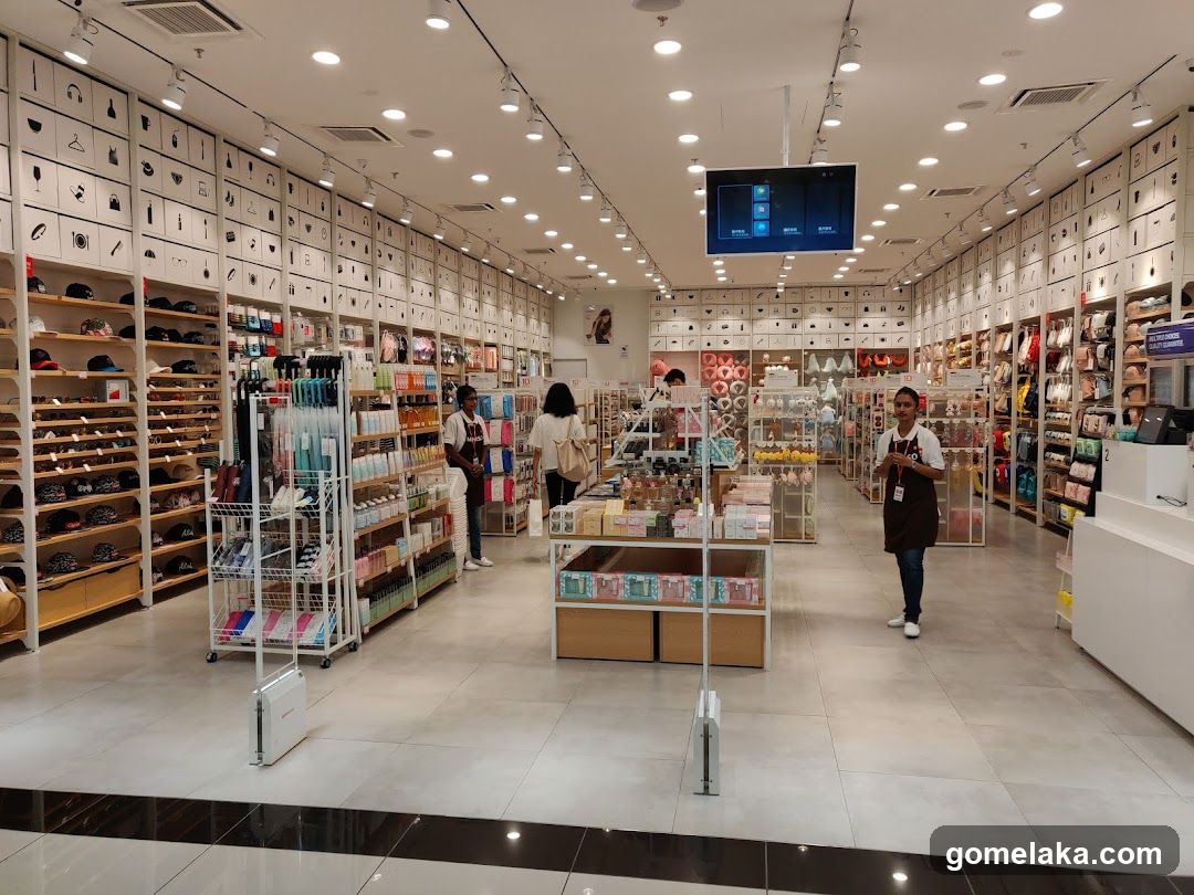 Interior of a retail store